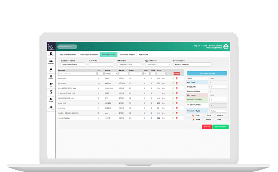 Practice Billing Software