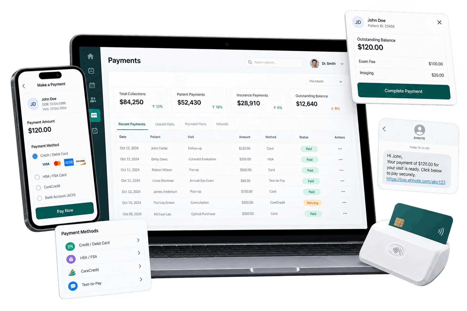 EHNOTE Integrated Payments