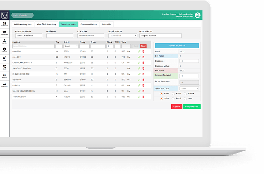 Practice Billing Software